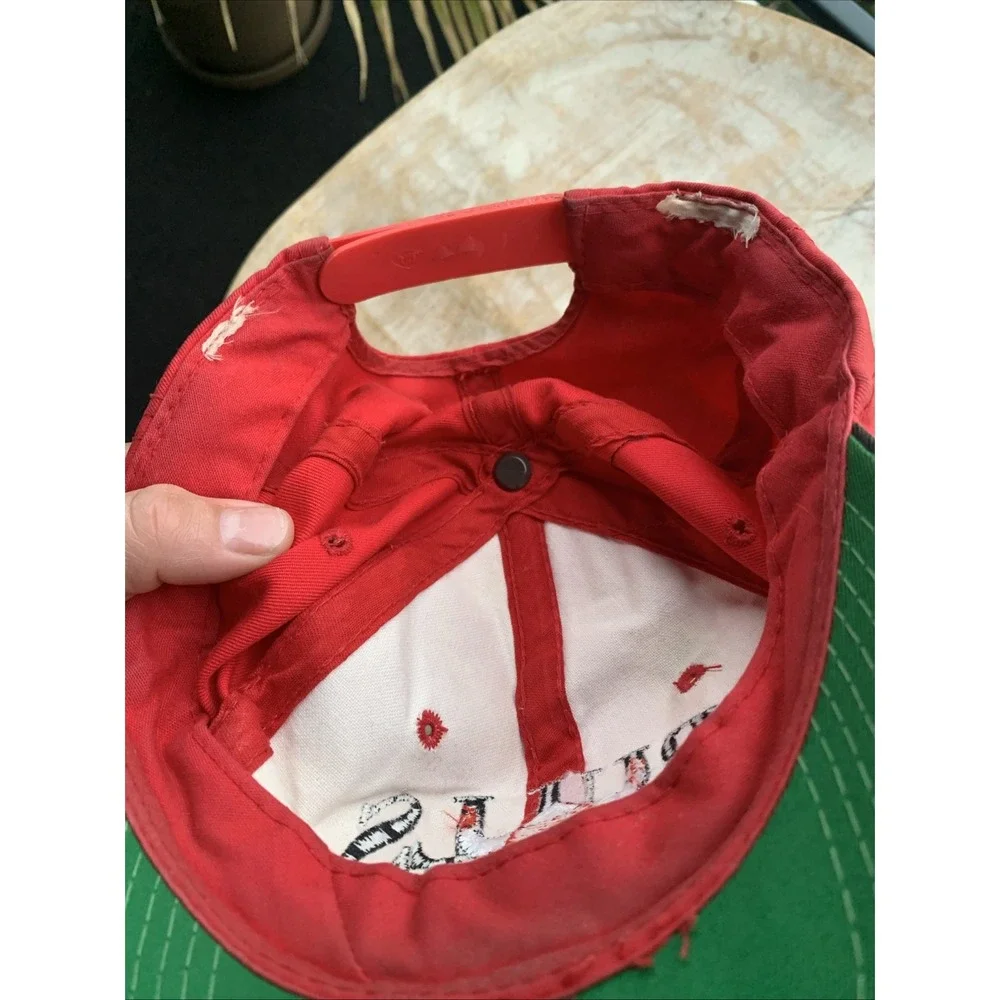 Set Of 2 Rare Vintage Chicago Bulls Hat Worn Hat With Defects NBA Basketball Hat